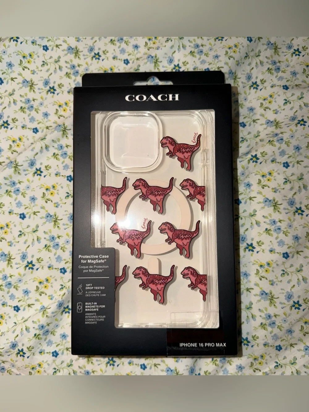 Coach dinosaur phone case